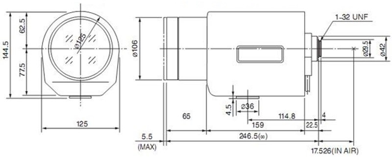 computar10-240mm長焦鏡頭尺寸 computar10-240mm長焦鏡頭尺寸